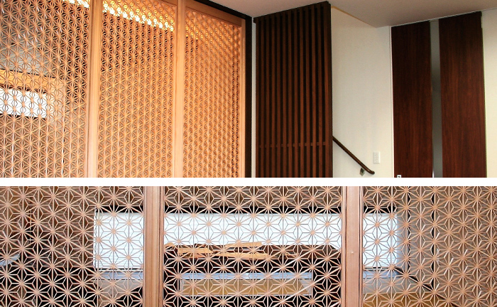 LV麻の葉格子戸,LV・和室